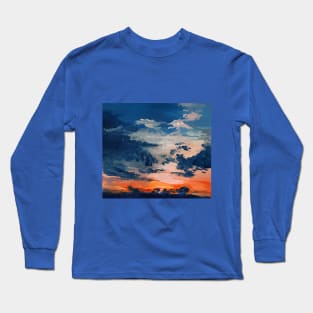 sunset abstract Long Sleeve T-Shirt